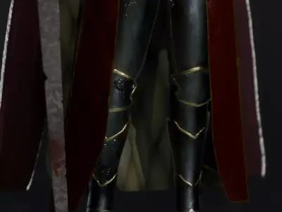 Fantasy Queen Original Character 3D Model Low-poly 3D model