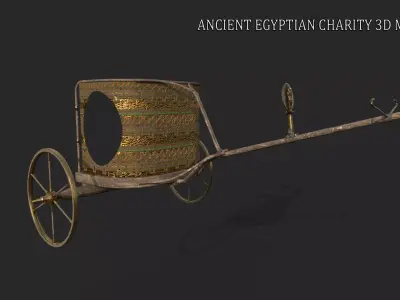 ANCIENT EGYPTIAN CHARITY 3D MODEL Low-poly 3D model