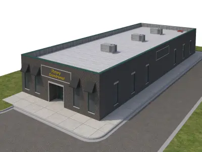 Retail-200 Retail Store 3D model