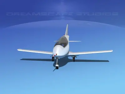 Bede BD-5J Microjet Unmarked 3D model