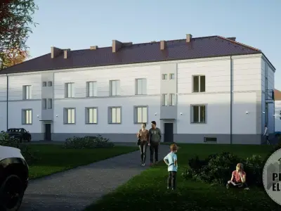 Modern Apartment Building 3D Model Renovated Classic 3D model