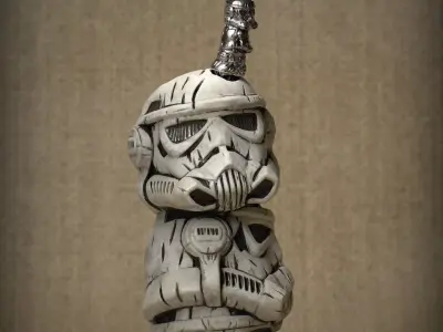 Star Wars Stacked Stormtroopers 3D Printable Mug 3D print model