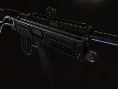 Franchi LF-57 Low-poly 3D model