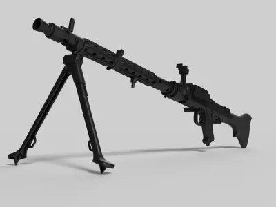 Stormtrooper Heavy Blaster Rifle DLT-19 from Star Wars 3D model