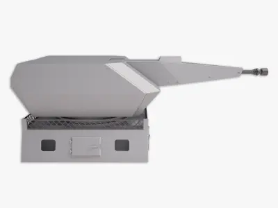 35MM Oerlikon Millenium Gun 3D model 3D model