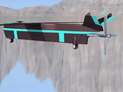 UAV drone 1 3D model