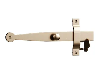 Cast Iron Gate Latch Bar Catch 3D model