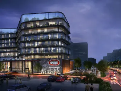 Modern Office Building 3D model