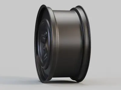 Steel Car Wheel 3D model