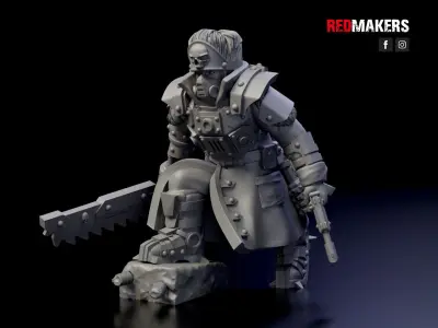 Ice Warriors - Lieutenant of the Imperial Force Free 3D print model