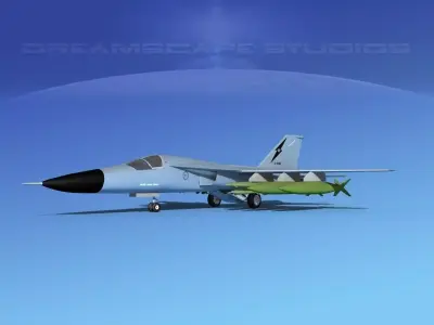 General Dynamics FB-111 Aardvark V09 3D model