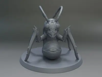 CHRYSALIS insect 3D print model