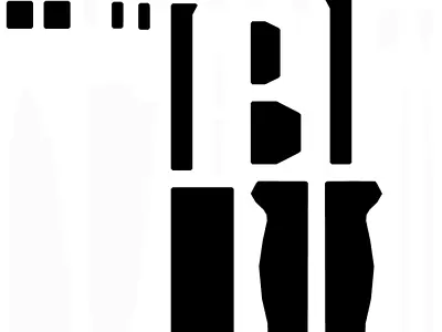 Kitchen Knife 3D model Free low-poly 3D model