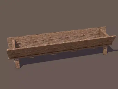 Animal Feeder Free low-poly 3D model