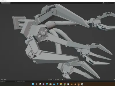 OCTO ROBOTIC TENTACLES 3D model