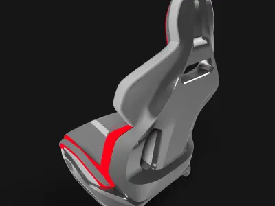 car seat 3D model