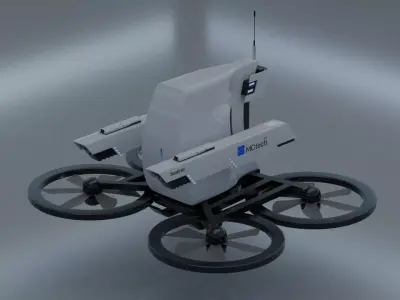 Sentinel military UAV Mctech 3D model