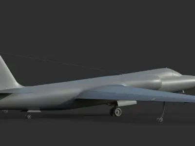 u-2 Lockheed 3D model