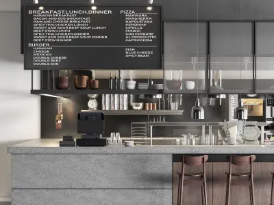 Restaurant 02 3D model