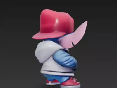 Stitch - Street cloth 2 3D print model