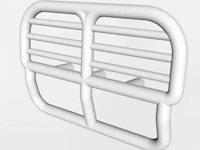 Trucky the truck Bumper 2 3D print model
