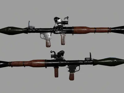 RPG-7 Soviet Bazooka 3D model
