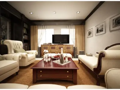 private work room 3D model