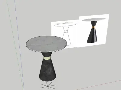 Denali Side Table Free 3D model