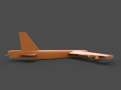 B-52 Stratofortress 3D print model