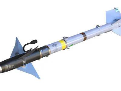 AIM-9M Sidewinder 3D model