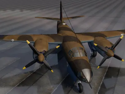 Martin Marauder Mk-1A - RAF 3D model