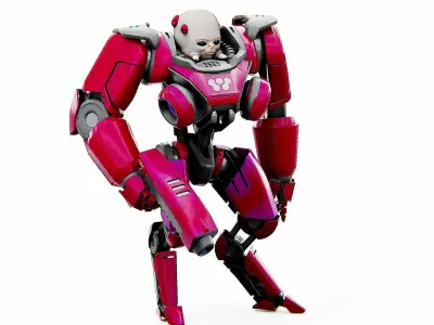 CYBORG ALIEN X-50 Rigged for Unreal Engine - Unity - MIXAMO 3D model