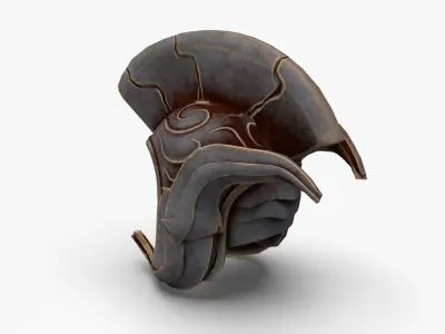 Roman Centurion Helmet Ancient Low-poly 3D model