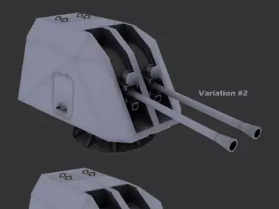 MK110 Variations Low-poly 3D model