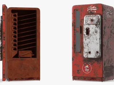 Retro Vending Machine for Nuka-Cola 3D model