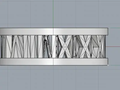 0267 Roman Numerals Ring Free 3D print model