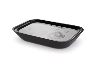 Smoked fish and seafood Smoked Oysters Low-poly 3D model