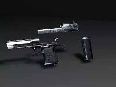 Desert Eagle 3D  Low-poly 3D model