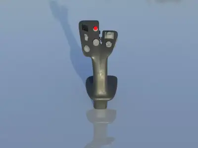 HOTAS Stick for fighter jet  3D model