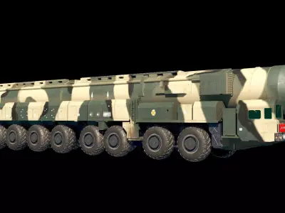 Rs24 Yars SS-29 Topol M SS-27 3D model