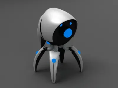 nano robot 3D model