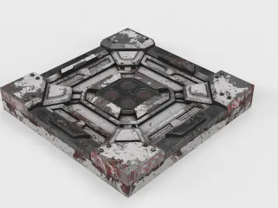 panel sci-fi 07 3D model