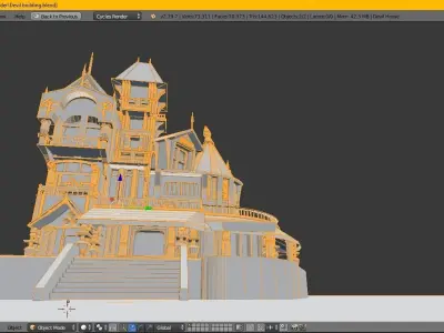 Medivel House at just 03 Dollars Low-poly 3D model