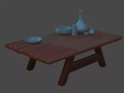 Table 3D model 9