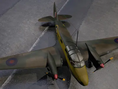 Airspeed AS10 Oxford Mk-1 3D model