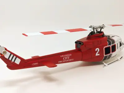 Files to 3d Print this Scale Bell 412 Fuselage for OMP M1 3D print model