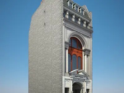 Old Building XXI 3D model