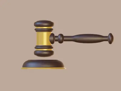 Judge Hammer 3D model