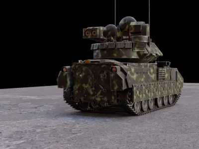 M2 bradley 3D model