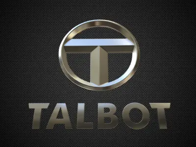talbot logo 3D model